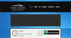 Desktop Screenshot of coalcreekcollision.com